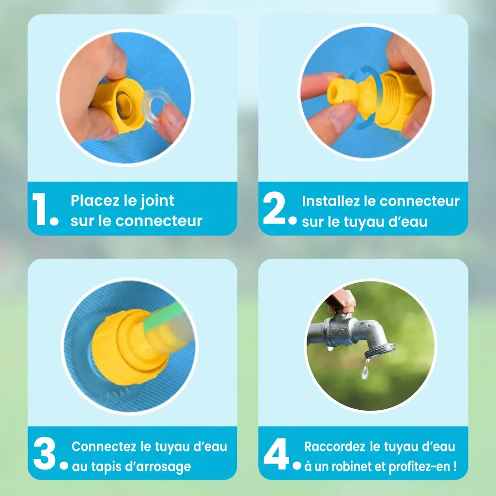 Splash Dog™ — installation en 4 étapes